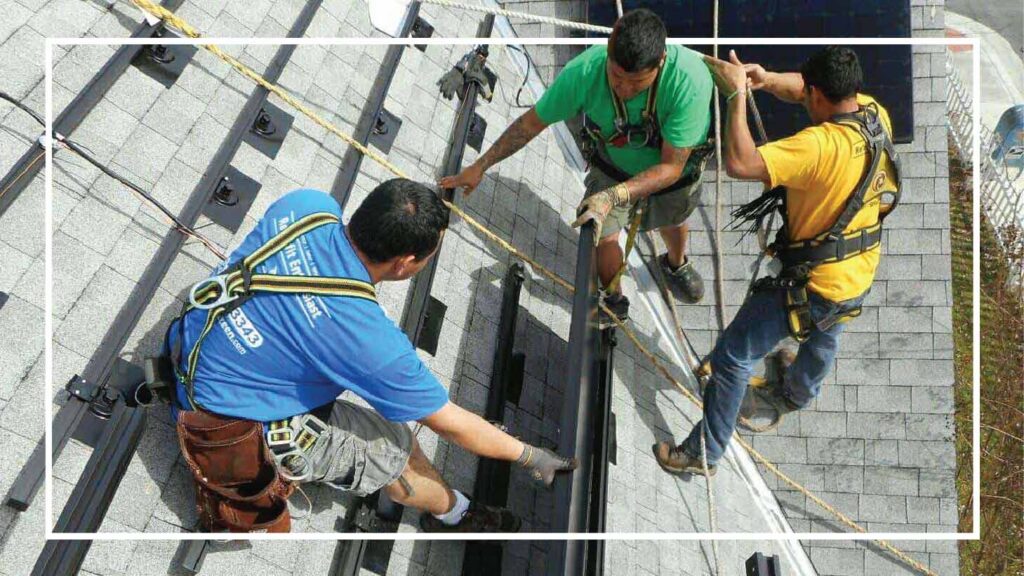 edge energy solar installation team