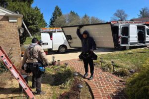 installing solar panels